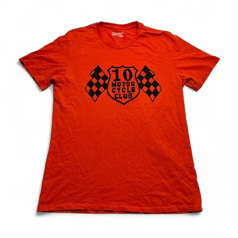 Denizen Levi’s Orange Motorcycle Club Graphic Tee Large